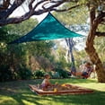thumbnail image 2 of Shade Sail, Triangle Shade Sail, Polyester Waterproof Uv Protection Sun Sail Weather Protection For Garden Balcony, 6 * 6 * 6m, Blue, 2 of 6