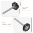 thumbnail image 3 of LIFKOME 4 Pcs Rouleaux de Porte de Garage en Nylon Noir pour Usage Domestique, 3 of 8