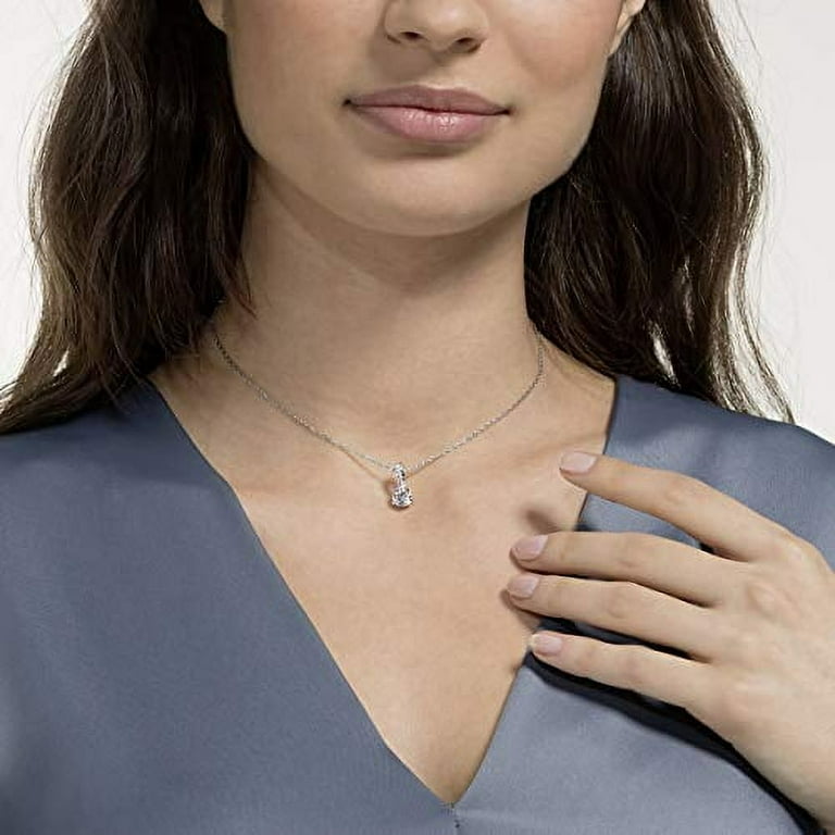 Swarovski solitaire pendant necklace discount