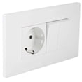 thumbnail image 3 of Adaptateur de Prise Murale à Prise Simple avec Double Interrupteur (Fiche GB), 3 of 5