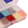 thumbnail image 3 of 5500 piezas de perlas de colores sin agujero, de plástico ABS, fabricación de joyas para bricolaje Baoblaze Perlas sueltas redondas, 3 of 7