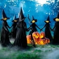 thumbnail image 7 of 1PCS Halloween Holding Hands Screaming Witches Sound Decorations,Large Light Up Holding Hands Screaming Witches Decor for Home Outside Yard Lawn Garden Party Decoraciones, 7 of 7