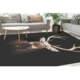 thumbnail image 2 of Animal Rugs, Thin Rug, Deer Photography Rug, Beautiful Deer Rugs, Animal Rug, Bridesmaid Gift Rugs, Non-Slip Carpet Rugs, Farmhouse Rug, 2.6'x4' - 80x120 cm, 2 of 9