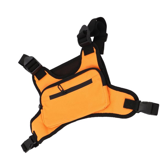Sac de Poitrine de Sport, Sac de Gilet à la Mode Grande Capacité Sac de Poitrine pour Entraînement Cyclisme Randonnée Plein Air