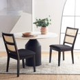thumbnail image 2 of SAFAVIEH Toril Dining Chair, Black Frame/Black Upholstery (19.7 in. W x 23 in. D x 36.6 in. H), 2 of 14