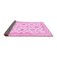 thumbnail image 2 of Ahgly Company Indoor Square Oriental Pink Traditional Area Rugs, 5' Square, 2 of 4