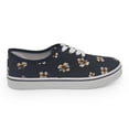 thumbnail image 1 of Tenis George Talla 22 con Flores Grandes Negro, 1 of 4