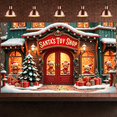thumbnail image 3 of Festive Theme Christmas Trees Holiday Banner Decorative Design Winter Woodland Celebration for Home Party Indoor Decoration Seasonal Event, 3 of 9
