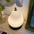 thumbnail image 5 of Pear Shaped Glass Table Lamp Suitable for Bedside Bedroom Study Living Room Decorative Night Light HomeDecor, 5 of 5
