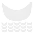 thumbnail image 6 of LEORX Hat Visor White Plastic 20Pack 6.5In, 6 of 8