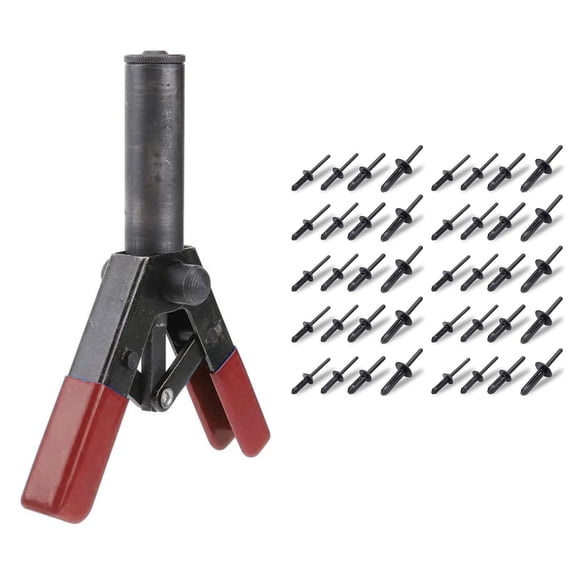 Plastic Rivet Gun Set Multifunctional Poly Rivet Gun Quick Set For Fastening Trim Panels Pieces Ri POM 40 Q8H6 & Automotive