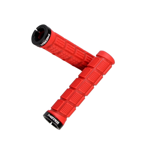 Sonducket MZYRH Pack de 2 empuñaduras para manillar de bicicleta, manillar para bicicleta de montaña, empuñadura antideslizante a prueba de Ciclismo Rojo