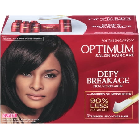 Optimum Defy Breakage No Lye Hair Relaxer with Whipped Oil Moisturizer, 1 (Best Hair Relaxer For Black Guys)