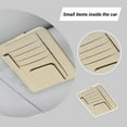 thumbnail image 4 of Car Sunglass Clip, 6.1x4.92x0.2in PU Leather Magnetic Visor Holder, Black/Gray/Beige for Multiple Sunglasses, 4 of 7