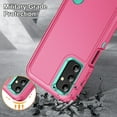 thumbnail image 4 of for Samsung Galaxy A14 5G Case, Samsung A14 5G Phone Case with Built in Kickstand, Shockproof/Dustproof/Drop Proof Military Grade Protective Cover for Galaxy A14 5G 6.6" Rose/Light Blue, 4 of 14