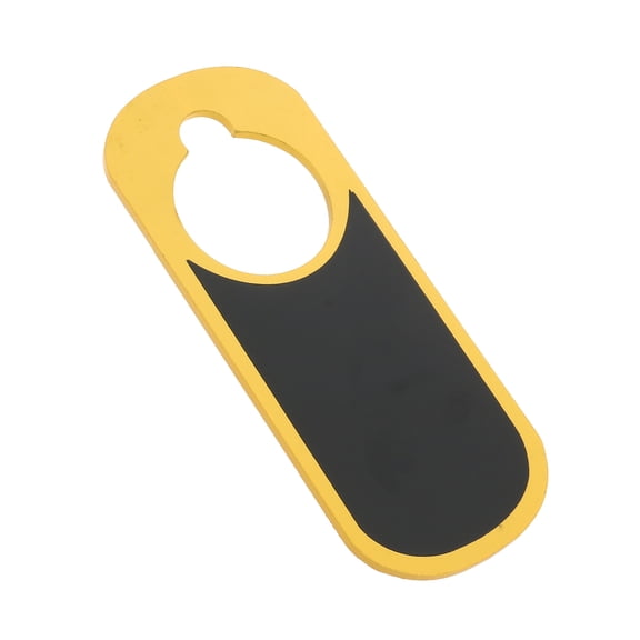 Mobutofu Door Knob Hanger Sign Blackboard Door Hanger Wood 1Pack Yellow