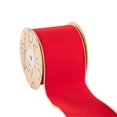 thumbnail image 2 of Cinta decorativa CSZD RIBBON, terciopelo rojo, 10 años, 10 m, bordes dorados, 2 of 9