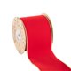 thumbnail image 2 of Cinta decorativa CSZD RIBBON, terciopelo rojo, 10 años, 10 m, bordes dorados, 2 of 9