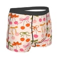 thumbnail image 3 of Daiia Cherries And Bows Men's Underwear Boxer Briefs, Cotton Stretch Moisture-Wicking Underwear-Small, 3 of 9