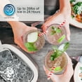 thumbnail image 6 of Ionchill Quick Cube Ice Machine, 26lbs/24hrs Portable Countertop Bullet Cubed Ice Maker, 6 of 12