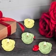 thumbnail image 4 of DIY Rose Flower Scented Candle Making Kit, Realistic Wax Candle Craft Set Featuring Romantic Fragrance for Valentine's Day Gifts, Wedding Favors and Home Decor, Green Floral Design Blahzhy, 4 of 5