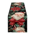 thumbnail image 2 of MMJ Table Cloth Christmas Flag Holiday Dining Table Runner Long Burlap Style Party Layout 13x72in, 2 of 5