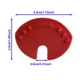 thumbnail image 4 of Billuyoard Tapa de plástico para refrescos, sellador de Color sólido lavable a prueba de polvo, para interiores y exteriores, cocina, Hotel, Camping, Cocina y Comedor Rojo Blanco Negro 5Stk Billuyoard HA062670-01B, 4 of 6