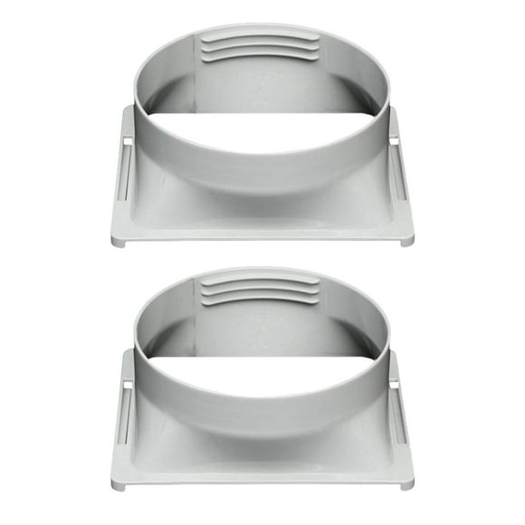 2X Interfaz de Manguera de Escape de Aire Acondicionado, Conector de Montaje de Cuerpo de Aire Acondicionado Móvil