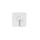 thumbnail image 1 of Gancho de pared transparente y reutilizable, sin fisuras, resistente al raspado, impermeable y al aceite, techo pesado de la cocina del baño, 6 x 6 cm (10) Xianwei Shao 9024719123929, 1 of 5
