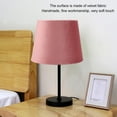 thumbnail image 3 of Velvet Fabric Lampshade Conical Shade, Ideal Replacement for Table Floor Lamps, 3 of 7