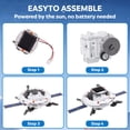 thumbnail image 3 of STEM Solar Robot Kit for Kids, 6-in-1 Space Toys with Solar Panel, Educational Science Learning Building Robot Toys Gift for Kids Boys & Girls Age 6+, 3 of 7