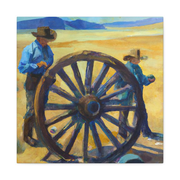 Wheels Of Movement - Canvas