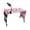 Pink, variant on Dog Grooming Hammock,Foldable Pet Bathing Bed with Stand,Perfect for Dog Trim Hair & Nail Trimming,4-Hole Design for Dogs Bathing Restraint Rack
