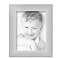 thumbnail image 2 of ArtToFrames 7" x 9" Metro Ice Silver Black Picture Frame, 7x9 inch Silver Wood Poster Frame (WOM-5247),  Pack, 2 of 7