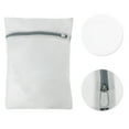 thumbnail image 4 of Unique Bargains 1 Pc Thickened Fine Mesh Laundry Bags for Laundry Room 15.75"x11.81" 2.4L White Gray, 4 of 5