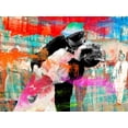 thumbnail image 2 of Chestier, Eric 14x12 Black Ornate Wood Framed with Double Matting Museum Art Print Titled - Kissing the War Goodbye 2.0, 2 of 4