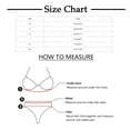 thumbnail image 3 of LUOGENLI Bikini Bottoms Full Coverage Mid Rise Border Exclusive for European and Fashion Women's Split Swimsuits Versatile Bikini Swimsuits (White Size S), 3 of 6