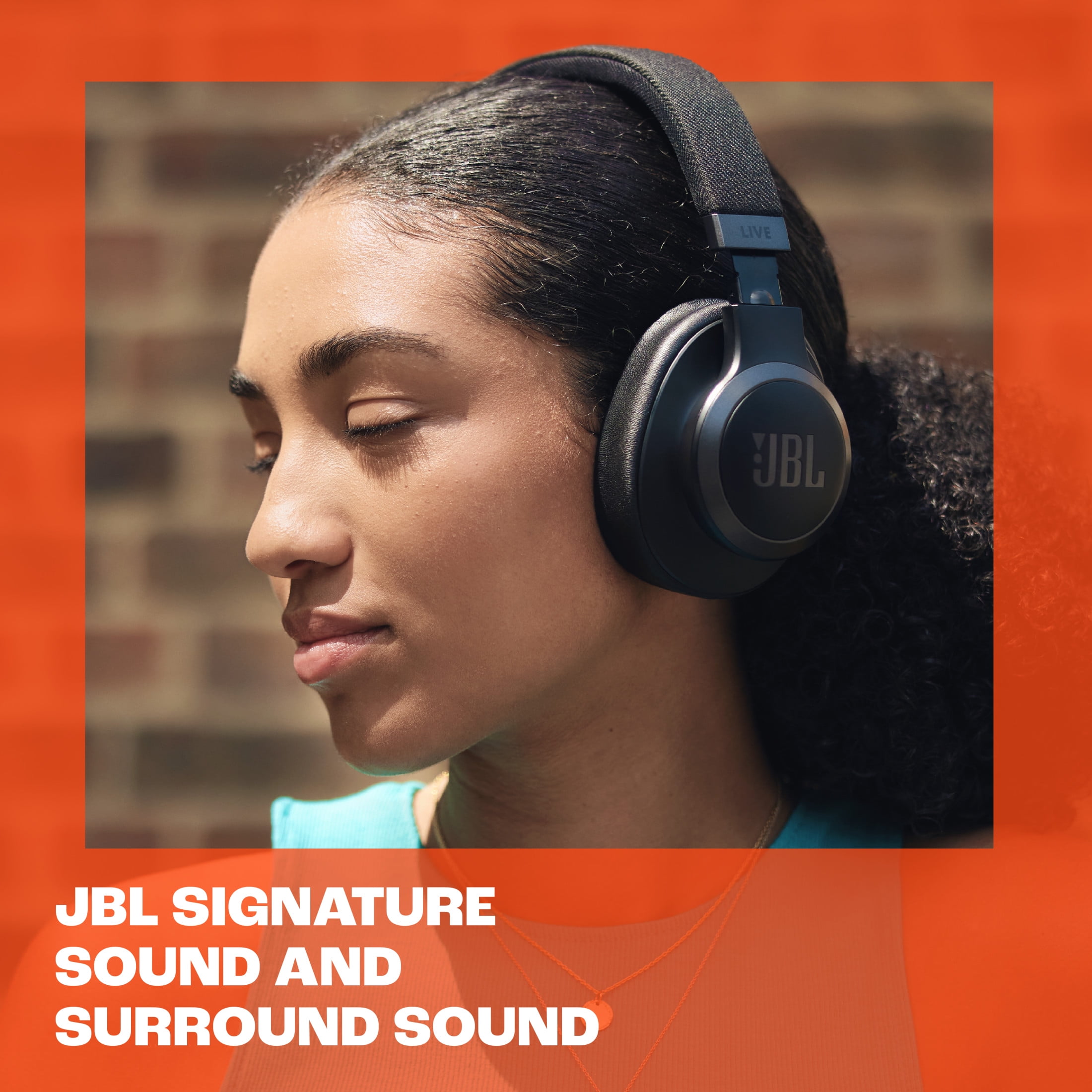 JBL Live 770NC Over-Ear Headphones, Black