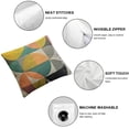 thumbnail image 4 of JRXY 2pcs  Pillow Cover Modern Mid Century Circles Repeat Pattern - Soft Pillow Case for Decorative Bedroom/Livingroom/Sofa/Farm House,Couch Pillow Cushion Covers White, 4 of 6