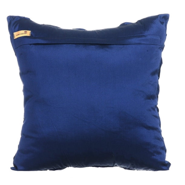 クッションカバー Cushion Cover navy line Cushion Cover For Chair, Navy Blue Decorative Pillow Cover, Solid