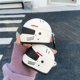thumbnail image 5 of RV Funda de silicona para Airpods compatible con Airpods 1 y 2 Case Funny Cute Cartoon 3D [Cool Game Series] (casco de motocicleta) Rojo Verde, 5 of 5