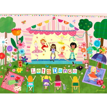 - Oopsy Daisy - Let's Dance Canvas Wall Art 40x30, Jill McDonald