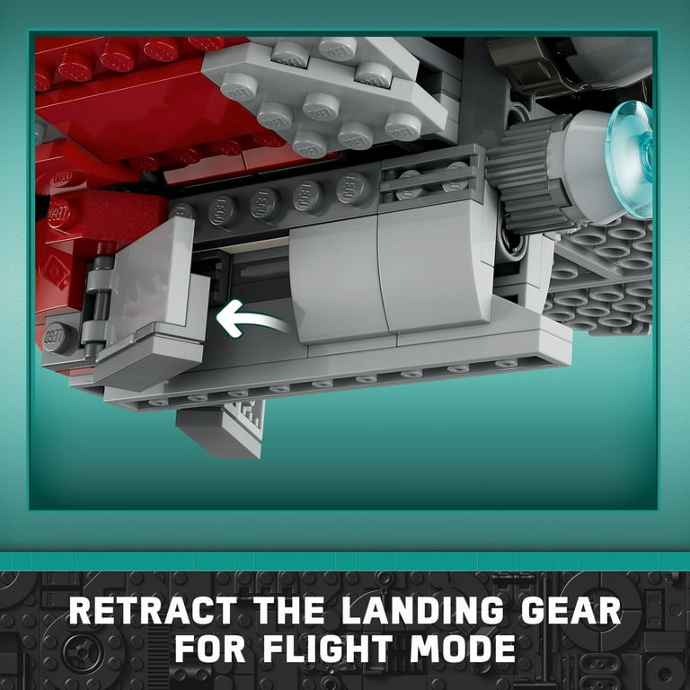 LEGO Star Wars Ahsoka Tano‚Äôs T-6 Jedi Shuttle Building Toy