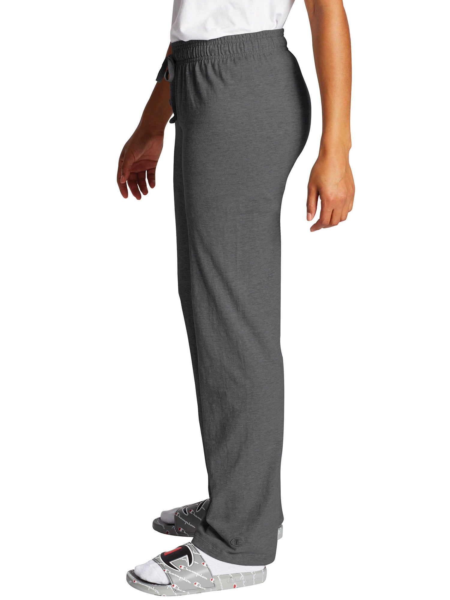 champion jersey sweatpants women's