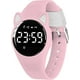 thumbnail image 1 of Reloj para niños, reloj de oído pequeño para niñas, rastreador de ejercicios digital con alarma/cronógrafo/resistente al agua, regalos para niñas de 5 a 15 años, rosa y blanco, 1 of 5