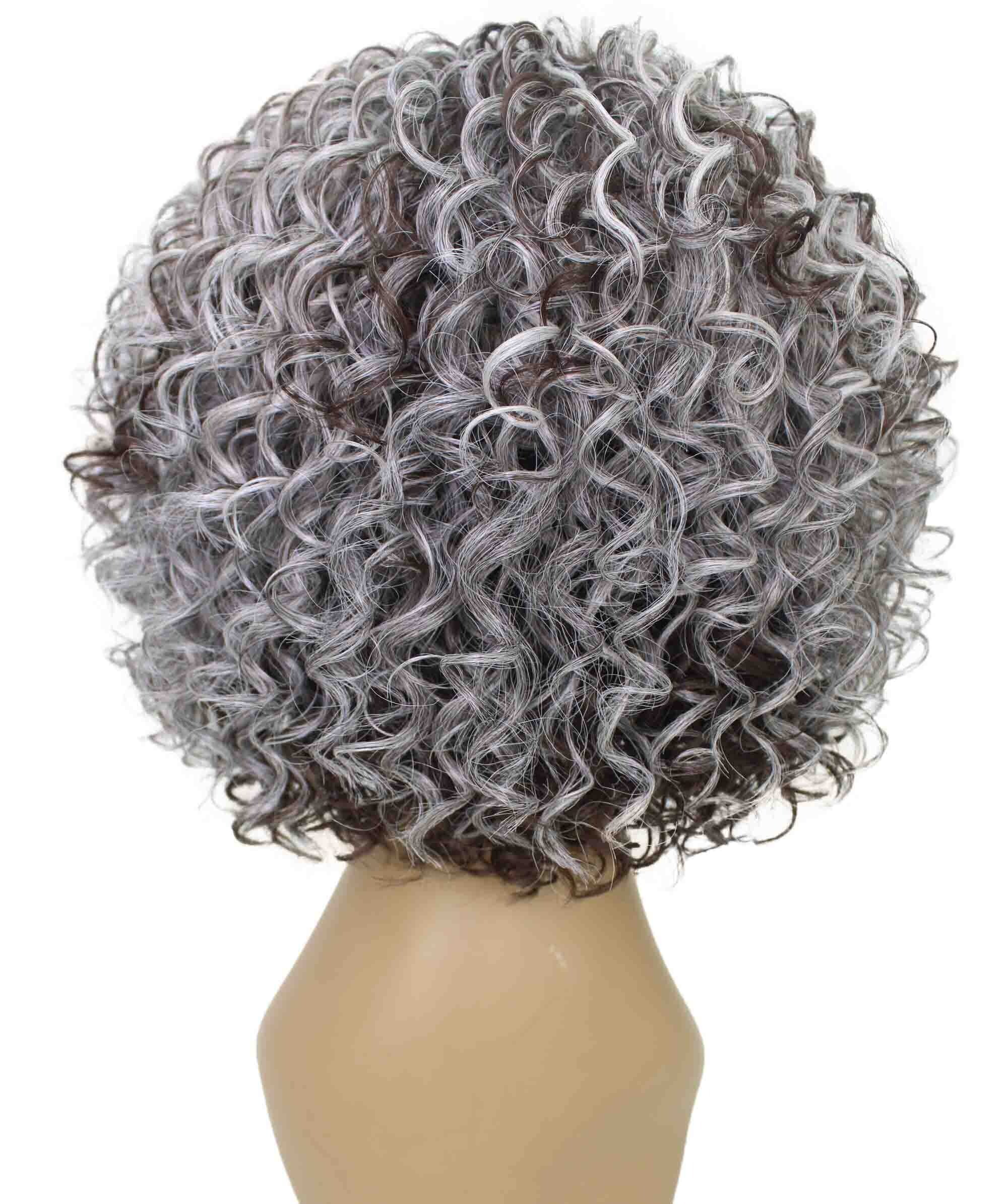 LUXLUXE Gabrielle Curly Pixie 12 in Long Full Wig No Lace Wig, Heat Resistant Fibers, 16+ Shades of Natural, Dip Dyed, & Blended Colors