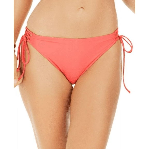 Hula Honey NEW MARASCHINO Juniors' Adjustable Bikini Swim Bottom, US X-Large