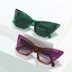 thumbnail image 4 of Nuevas gafas de sol triangulares de ojo de gato con montura grande, gafas de sol de pasarela con personalidad a la moda de Europa y Estados Unidos, gafas de sol femeninas transversales, 4 of 5