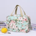 thumbnail image 4 of Large Capacity Floral Travel Toiletry Bag – Waterproof Cosmetic Pouch with Handle,Portable Hanging Wash Bag for Shaving Kit & Beauty, 4 of 7