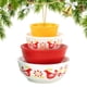 thumbnail image 5 of Navidad en Miniatura Cuenco Apilable Resina Regalos, 5 of 9